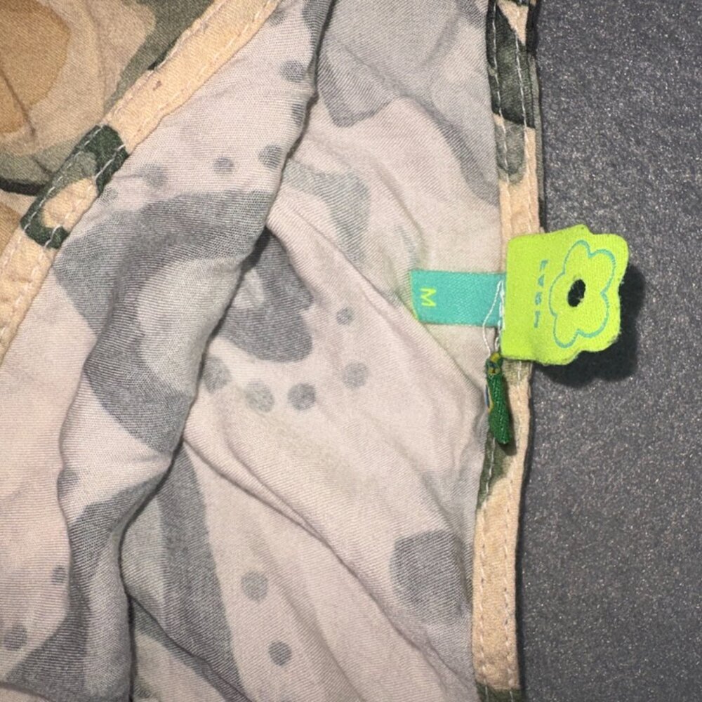 Women's FARM Rio Tropical Green Leaf Print Midi Dress size Medium - Picture 9 of 14